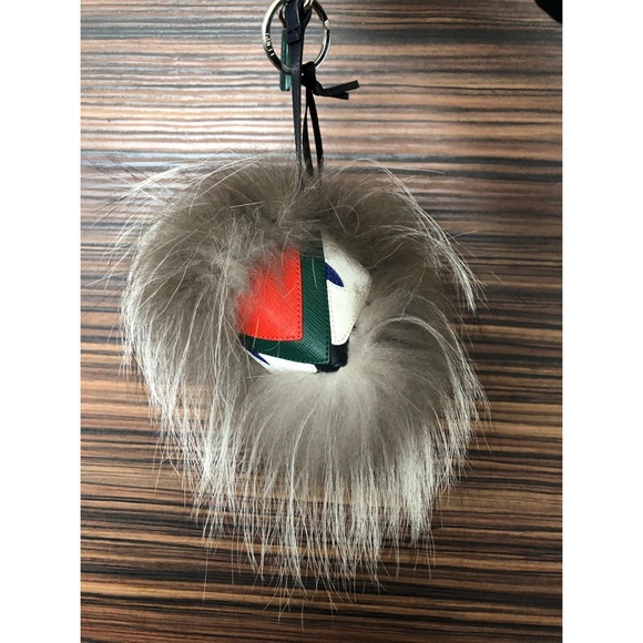 Fendi Monster Fox Fur Keycharm - Picture 3 of 14